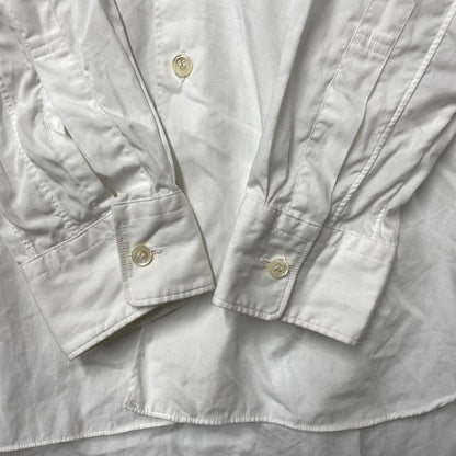 【中古品】【メンズ】 COMME DES GARCONS コムデギャルソン CDG PLAY AZ-B002 SHIRT RED HEART シーディージー プレイ シャツ レッド ハート トップス 長袖 140-260529-cs-04-izu サイズ：S カラー：ホワイト 万代Net店