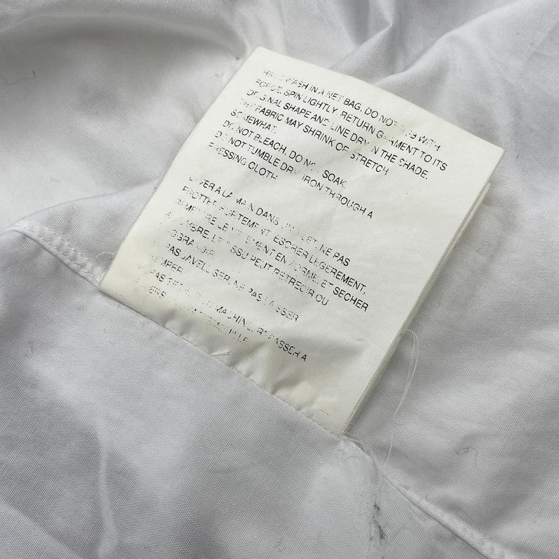 【中古品】【メンズ】 COMME DES GARCONS コムデギャルソン CDG PLAY AZ-B002 SHIRT RED HEART シーディージー プレイ シャツ レッド ハート トップス 長袖 140-260529-cs-04-izu サイズ：S カラー：ホワイト 万代Net店