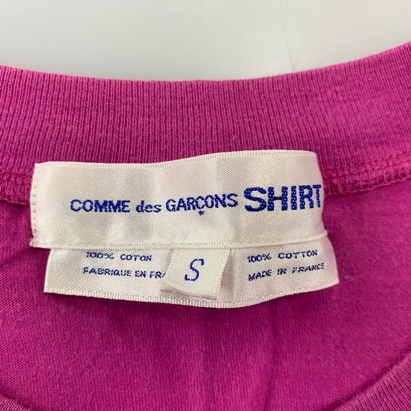 【中古品】【メンズ】 COMME DES GARCONS SHIRT コムデギャルソンシャツ S10224 LAYERED SS TEE レイヤード ショートスリーブ Tシャツ トップス 半袖 141-260728-cs-13-izu サイズ：S カラー：ピンク系 万代Net店