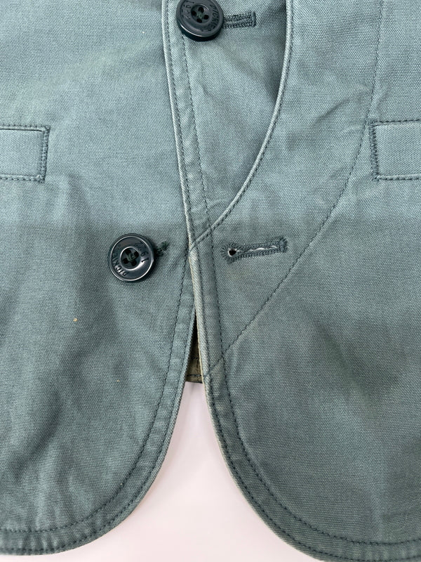 【中古品】【メンズ】 DICKIES ディッキーズ × nano universe ナノユニバース 別注 コラボ 3ピース セットアップ ジャケット ベスト パンツ 203M10HY01/203M10HY02/203M40HY01 178-260627-kk-16-hon カラー：グリーン系 万代Net店