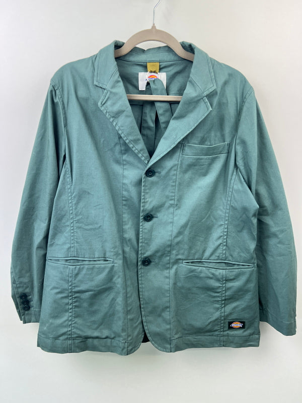 【中古品】【メンズ】 DICKIES ディッキーズ × nano universe ナノユニバース 別注 コラボ 3ピース セットアップ ジャケット ベスト パンツ 203M10HY01/203M10HY02/203M40HY01 178-260627-kk-16-hon カラー：グリーン系 万代Net店