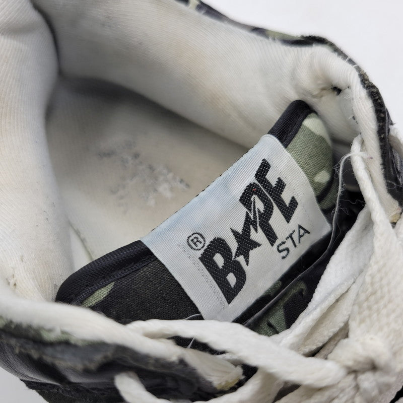 【現状渡し品】【メンズ】 A BATHING APE アベイシングエイプ SK8 STA CAMO スケートスタ スニーカー シューズ 靴 162-260529-as-05-izu サイズ：26.5cm カラー：マルチカラー 万代Net店