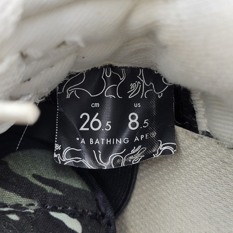 【現状渡し品】【メンズ】 A BATHING APE アベイシングエイプ SK8 STA CAMO スケートスタ スニーカー シューズ 靴 162-260529-as-05-izu サイズ：26.5cm カラー：マルチカラー 万代Net店