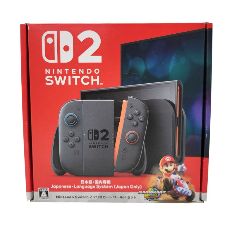 【中古美品】 【未使用】【ゲーム】Nintendo Switch 2 マリオカートワールドセット (日本語・国内専用) BEE-S-KB6PA(JPN) 任天堂 ニンテンドースイッチ2 本体 035-260614-as-02-izu 万代Net店