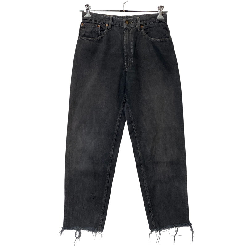 【現状渡し品】【メンズ】 LEVI'S リーバイス 550-0205 刻印650 USA製 RELAX FIT DENIM PANTS リラックス フィット デニム パンツ ボトムス 157-260526-kh-04-izu サイズ：31×34 カラー：ブラック系 万代Net店