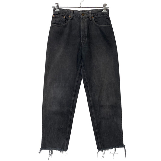 【現状渡し品】【メンズ】 LEVI'S リーバイス 550-0205 刻印650 USA製 RELAX FIT DENIM PANTS リラックス フィット デニム パンツ ボトムス 157-260526-kh-04-izu サイズ：31×34 カラー：ブラック系 万代Net店