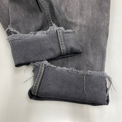 【現状渡し品】【メンズ】 LEVI'S リーバイス 550-0205 刻印650 USA製 RELAX FIT DENIM PANTS リラックス フィット デニム パンツ ボトムス 157-260526-kh-04-izu サイズ：31×34 カラー：ブラック系 万代Net店