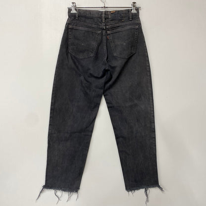 【現状渡し品】【メンズ】 LEVI'S リーバイス 550-0205 刻印650 USA製 RELAX FIT DENIM PANTS リラックス フィット デニム パンツ ボトムス 157-260526-kh-04-izu サイズ：31×34 カラー：ブラック系 万代Net店