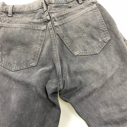 【現状渡し品】【メンズ】 LEVI'S リーバイス 550-0205 刻印650 USA製 RELAX FIT DENIM PANTS リラックス フィット デニム パンツ ボトムス 157-260526-kh-04-izu サイズ：31×34 カラー：ブラック系 万代Net店