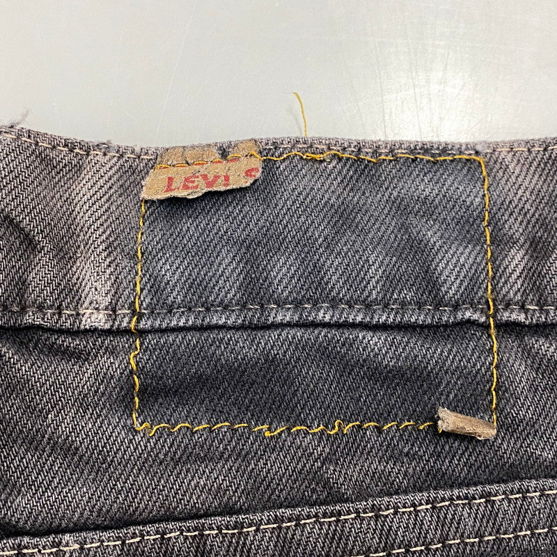 【現状渡し品】【メンズ】 LEVI'S リーバイス 550-0205 刻印650 USA製 RELAX FIT DENIM PANTS リラックス フィット デニム パンツ ボトムス 157-260526-kh-04-izu サイズ：31×34 カラー：ブラック系 万代Net店