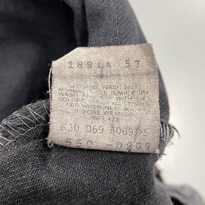 【現状渡し品】【メンズ】 LEVI'S リーバイス 550-0205 刻印650 USA製 RELAX FIT DENIM PANTS リラックス フィット デニム パンツ ボトムス 157-260526-kh-04-izu サイズ：31×34 カラー：ブラック系 万代Net店