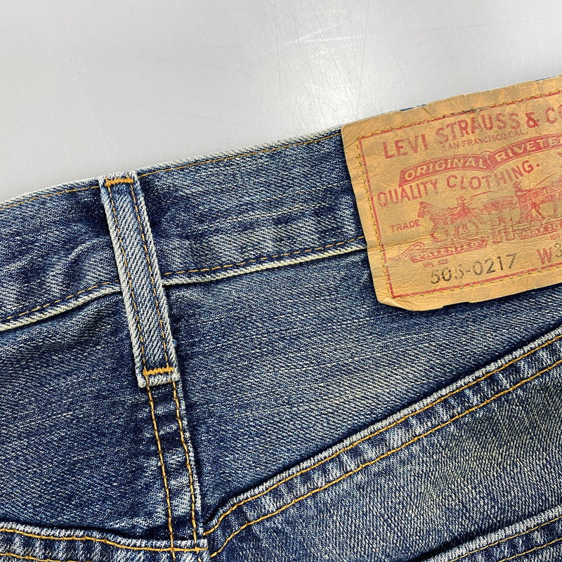 【中古品】【メンズ】 LEVI'S VINTAGE CLOTHING リーバイス ビンテージ クロージング PC9-67505-0061 42TALON BIG E トルコ製 505 DENIM PANTS ビッグE デニム パンツ ボトムス 156-260526-kh-09-izu サイズ：30×32 カラー：インディゴ 万代Net店