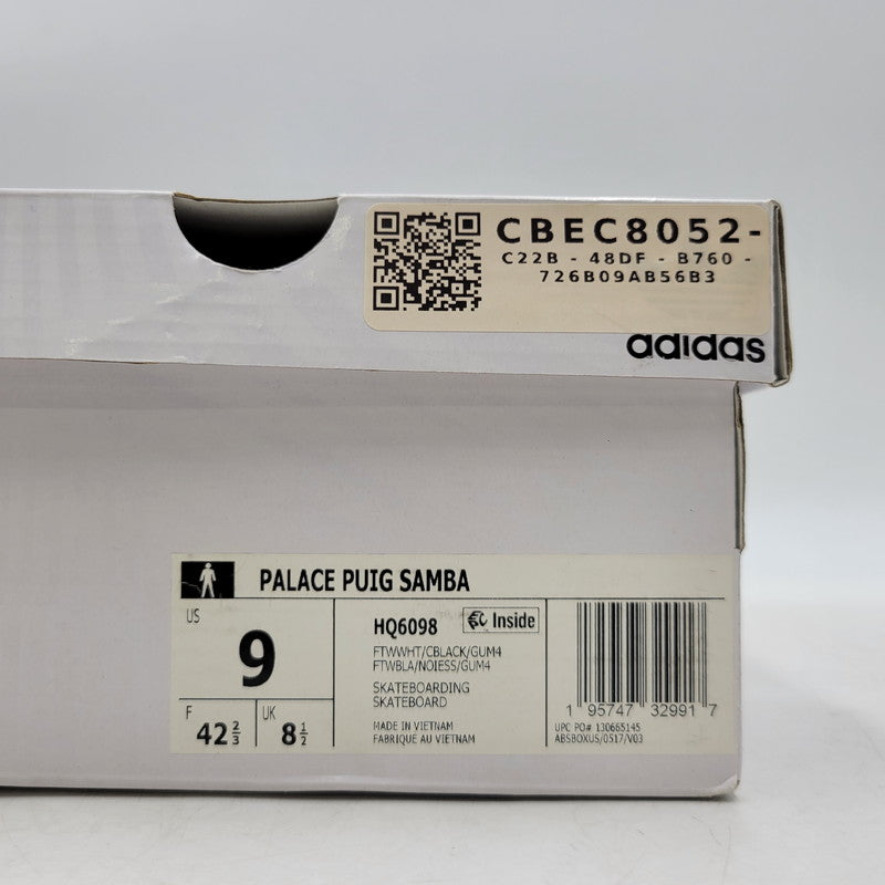 【中古品】【メンズ】 ADIDAS アディダス × PALACE パレス HQ6098 PUIG SAMBA プイグ サンバ スニーカー 靴 161-260526-kh-16-izu サイズ：27 カラー：FOOTWEAR WHITE/CORE BLACK/GUM 万代Net店