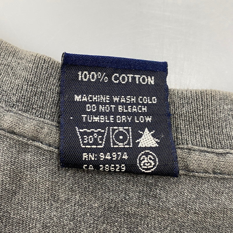 【中古品】【メンズ】 OLD STUSSY オールド ステューシー 両シングル 紺タグ USA製 STUCCI SS TEE ショートスリーブ Tシャツ トップス 142-260526-kh-12-izu サイズ：M カラー：グレー 万代Net店