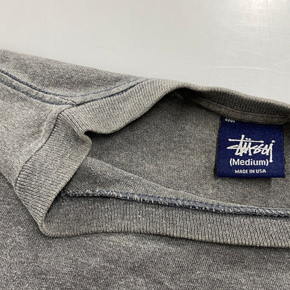 【中古品】【メンズ】 OLD STUSSY オールド ステューシー 両シングル 紺タグ USA製 STUCCI SS TEE ショートスリーブ Tシャツ トップス 142-260526-kh-12-izu サイズ：M カラー：グレー 万代Net店