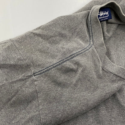 【中古品】【メンズ】 OLD STUSSY オールド ステューシー 両シングル 紺タグ USA製 STUCCI SS TEE ショートスリーブ Tシャツ トップス 142-260526-kh-12-izu サイズ：M カラー：グレー 万代Net店