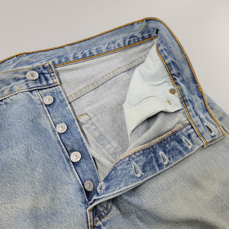 【現状渡し品】【メンズ】 Levi's リーバイス 501 DENIM PANTS 501-0193 デニムパンツ 刻印511 USA製 ジーンズ 157-260528-as-05-izu サイズ：34×32 カラー：ライトインディゴ 万代Net店