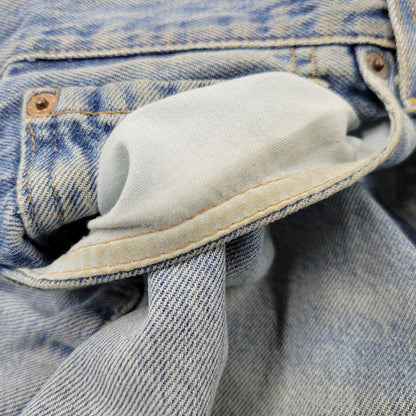 【現状渡し品】【メンズ】 Levi's リーバイス 501 DENIM PANTS 501-0193 デニムパンツ 刻印511 USA製 ジーンズ 157-260528-as-05-izu サイズ：34×32 カラー：ライトインディゴ 万代Net店
