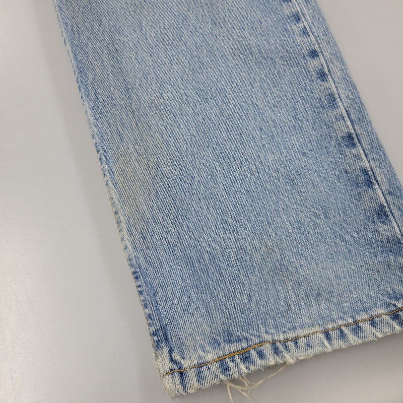 【現状渡し品】【メンズ】 Levi's リーバイス 501 DENIM PANTS 501-0193 デニムパンツ 刻印511 USA製 ジーンズ 157-260528-as-05-izu サイズ：34×32 カラー：ライトインディゴ 万代Net店