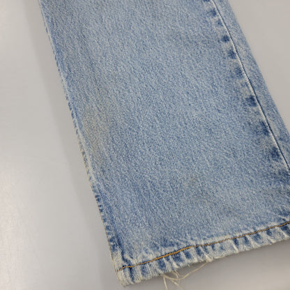 【現状渡し品】【メンズ】 Levi's リーバイス 501 DENIM PANTS 501-0193 デニムパンツ 刻印511 USA製 ジーンズ 157-260528-as-05-izu サイズ：34×32 カラー：ライトインディゴ 万代Net店