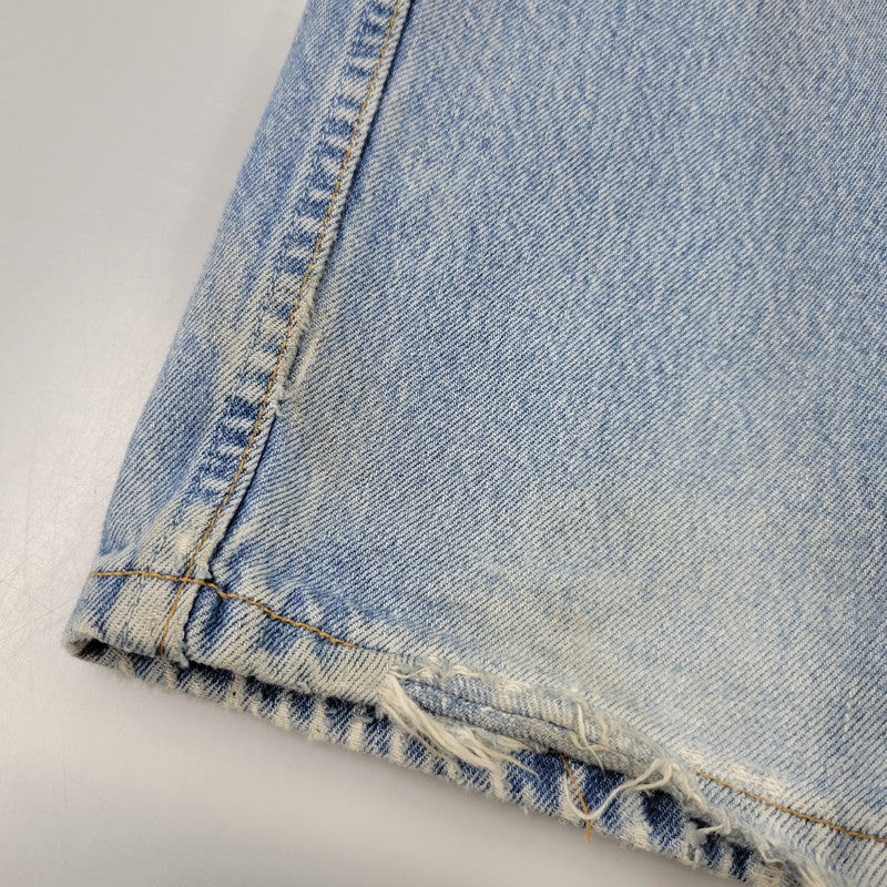 【現状渡し品】【メンズ】 Levi's リーバイス 501 DENIM PANTS 501-0193 デニムパンツ 刻印511 USA製 ジーンズ 157-260528-as-05-izu サイズ：34×32 カラー：ライトインディゴ 万代Net店