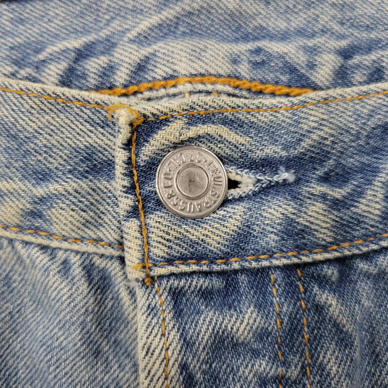 【現状渡し品】【メンズ】 Levi's リーバイス 501 DENIM PANTS 501-0193 デニムパンツ 刻印511 USA製 ジーンズ 157-260528-as-05-izu サイズ：34×32 カラー：ライトインディゴ 万代Net店
