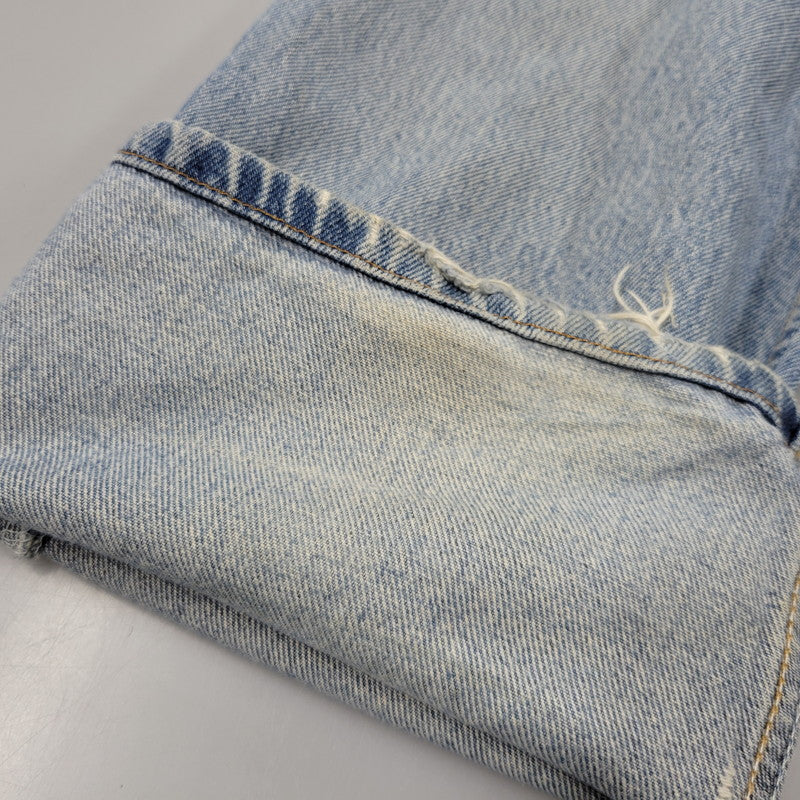【現状渡し品】【メンズ】 Levi's リーバイス 501 DENIM PANTS 501-0193 デニムパンツ 刻印511 USA製 ジーンズ 157-260528-as-05-izu サイズ：34×32 カラー：ライトインディゴ 万代Net店