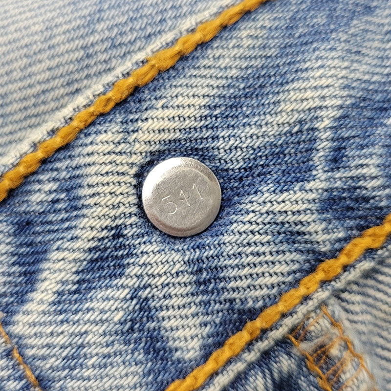 【現状渡し品】【メンズ】 Levi's リーバイス 501 DENIM PANTS 501-0193 デニムパンツ 刻印511 USA製 ジーンズ 157-260528-as-05-izu サイズ：34×32 カラー：ライトインディゴ 万代Net店