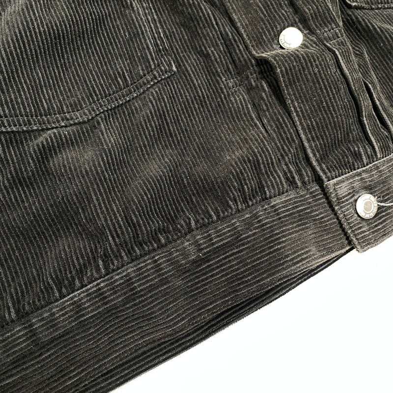 【中古品】【メンズ】 FREAK'S STORE フリークスストア × I NEED YOU BABY アイニーヂューベイべー 23AW-120SET CORDUROY WIDE PANTS SET-UP セットアップ 147-260529-ya-11-izu サイズ：L カラー：ブラック 万代Net店