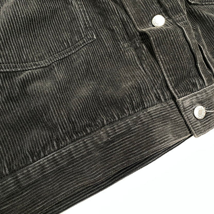 【中古品】【メンズ】 FREAK'S STORE フリークスストア × I NEED YOU BABY アイニーヂューベイべー 23AW-120SET CORDUROY WIDE PANTS SET-UP セットアップ 147-260529-ya-11-izu サイズ：L カラー：ブラック 万代Net店
