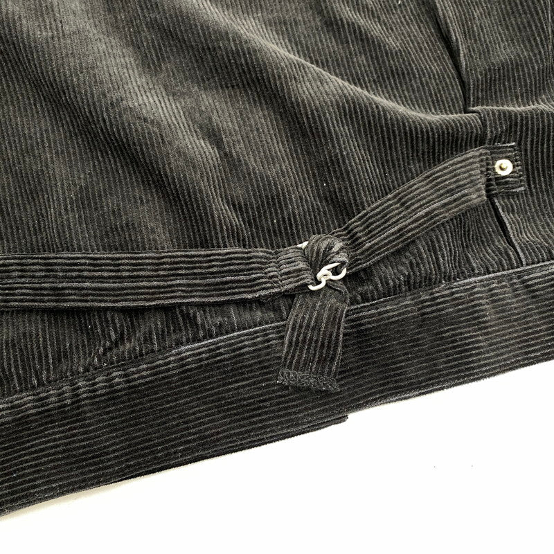 【中古品】【メンズ】 FREAK'S STORE フリークスストア × I NEED YOU BABY アイニーヂューベイべー 23AW-120SET CORDUROY WIDE PANTS SET-UP セットアップ 147-260529-ya-11-izu サイズ：L カラー：ブラック 万代Net店