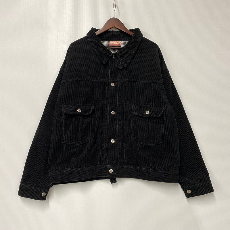 【中古品】【メンズ】 FREAK'S STORE フリークスストア × I NEED YOU BABY アイニーヂューベイべー 23AW-120SET CORDUROY WIDE PANTS SET-UP セットアップ 147-260529-ya-11-izu サイズ：L カラー：ブラック 万代Net店