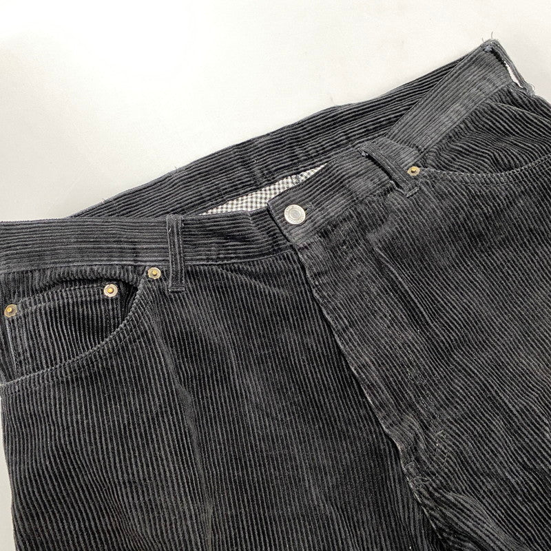 【中古品】【メンズ】 FREAK'S STORE フリークスストア × I NEED YOU BABY アイニーヂューベイべー 23AW-120SET CORDUROY WIDE PANTS SET-UP セットアップ 147-260529-ya-11-izu サイズ：L カラー：ブラック 万代Net店