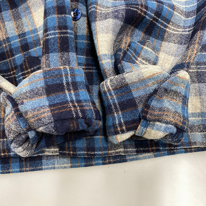 【中古品】【メンズ】 PENDLETON ペンドルトン 70S USA製 BOARD SHIRT ボード シャツ トップス 長袖 146-260529-ya-14-izu サイズ：L カラー：ブルー 万代Net店