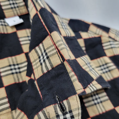 【中古品】【メンズ】 BURBERRY バーバリー TRULO CHECK S/S SHIRT 8029595 チェック ショートスリーブ シャツ 半袖 トップス 141-260530-as-07-izu サイズ：S カラー：マルチカラー 万代Net店