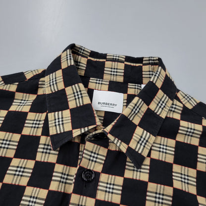 【中古品】【メンズ】 BURBERRY バーバリー TRULO CHECK S/S SHIRT 8029595 チェック ショートスリーブ シャツ 半袖 トップス 141-260530-as-07-izu サイズ：S カラー：マルチカラー 万代Net店