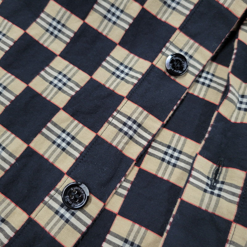 【中古品】【メンズ】 BURBERRY バーバリー TRULO CHECK S/S SHIRT 8029595 チェック ショートスリーブ シャツ 半袖 トップス 141-260530-as-07-izu サイズ：S カラー：マルチカラー 万代Net店