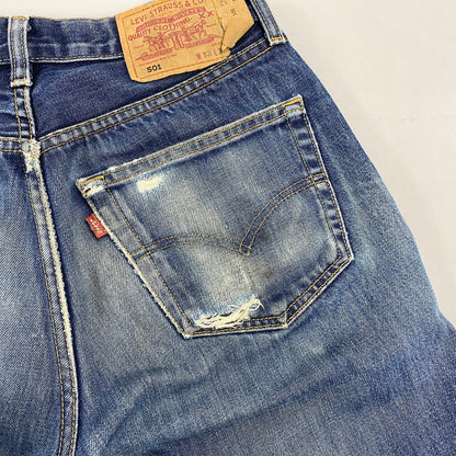 【現状渡し品】【メンズ】 EURO LEVI'S ユーロ リーバイス 00501-0101 刻印247 2002年製 00S 501 DENIM PANTS デニム パンツ ボトムス ズボン 157-260719-cs-09-izu サイズ：32×32 カラー：インディゴ 万代Net店