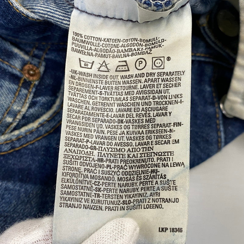 【現状渡し品】【メンズ】 EURO LEVI'S ユーロ リーバイス 00501-0101 刻印247 2002年製 00S 501 DENIM PANTS デニム パンツ ボトムス ズボン 157-260719-cs-09-izu サイズ：32×32 カラー：インディゴ 万代Net店