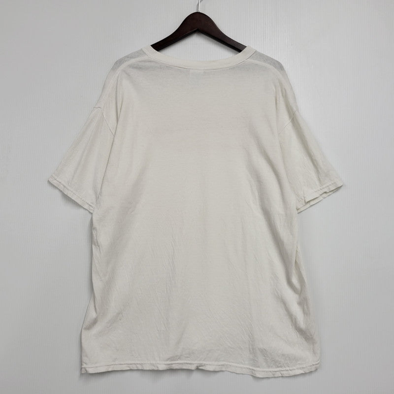 【中古品】【メンズ】 GILDAN ギルダン 00S BUDWEISER バドワイザー SS TEE ショートスリーブ Tシャツ トップス 半袖 146-260602-ya-13-izu サイズ：L カラー：ホワイト 万代Net店