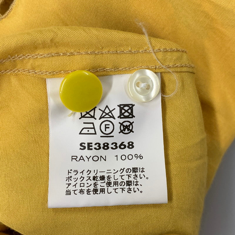 【中古品】【メンズ】 STYLE EYES スタイルアイズ RAYON BOWLING SS SHIRT SE38368 レーヨン ボーリング ショートスリーブ シャツ 半袖 145-260715-as-02-izu サイズ：M カラー：イエロー 万代Net店