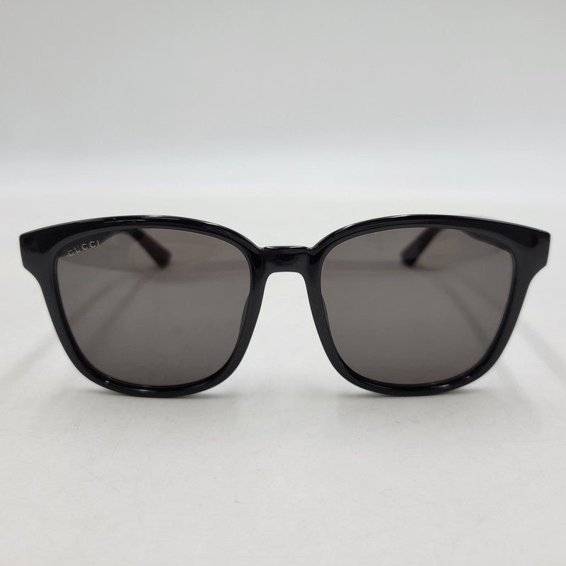 【中古品】【メンズ/レディース】 GUCCI グッチ SQUARE SUNGLASSES GG0637SK スクエア サングラス 183-260530-as-24-izu サイズ：56□18-150 カラー：ブラック 万代Net店