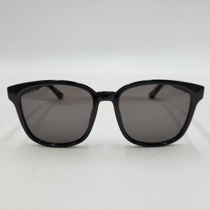 【中古品】【メンズ/レディース】 GUCCI グッチ SQUARE SUNGLASSES GG0637SK スクエア サングラス 183-260530-as-24-izu サイズ：56□18-150 カラー：ブラック 万代Net店