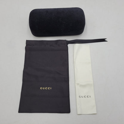【中古品】【メンズ/レディース】 GUCCI グッチ SQUARE SUNGLASSES GG0637SK スクエア サングラス 183-260530-as-24-izu サイズ：56□18-150 カラー：ブラック 万代Net店