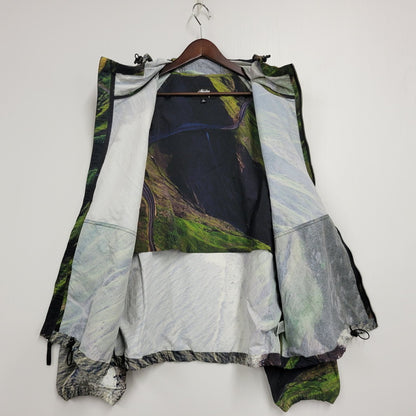【中古品】【メンズ】 STUSSY ステューシー COASTLINE BEACH SHELL JACKET 115659 コーストライン ビーチシェル ジャケット アウター 142-260530-as-08-izu サイズ：L カラー：マルチカラー 万代Net店