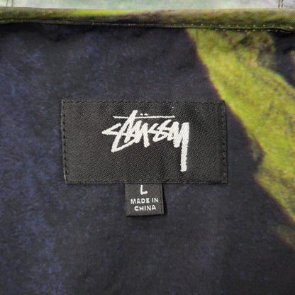 【中古品】【メンズ】 STUSSY ステューシー COASTLINE BEACH SHELL JACKET 115659 コーストライン ビーチシェル ジャケット アウター 142-260530-as-08-izu サイズ：L カラー：マルチカラー 万代Net店