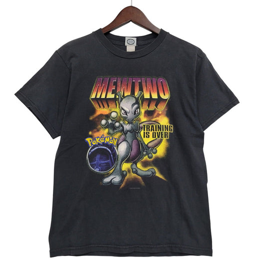 【現状渡し品】【メンズ】 USED NINTENDO POKEMON c1999 TRAINING IS OVER S/S TEE ポケモン ミュウツー 半袖 Tシャツ トップス 146-260530-as-06-izu カラー：ブラック 万代Net店