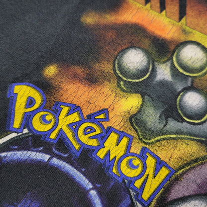 【現状渡し品】【メンズ】 USED NINTENDO POKEMON c1999 TRAINING IS OVER S/S TEE ポケモン ミュウツー 半袖 Tシャツ トップス 146-260530-as-06-izu カラー：ブラック 万代Net店