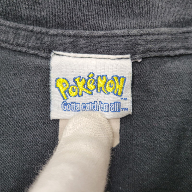 【現状渡し品】【メンズ】 USED NINTENDO POKEMON c1999 TRAINING IS OVER S/S TEE ポケモン ミュウツー 半袖 Tシャツ トップス 146-260530-as-06-izu カラー：ブラック 万代Net店