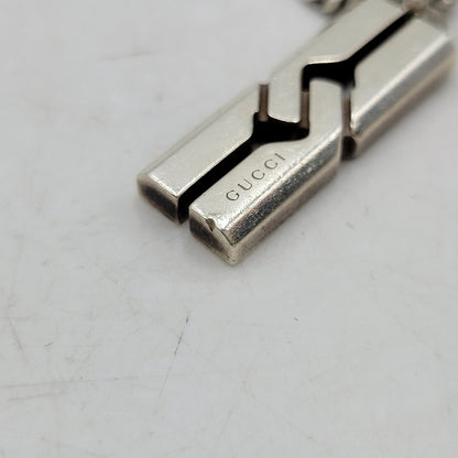 【中古品】【メンズ/レディース】 GUCCI グッチ AG925 インフィニティノット ネックレス アクセサリー 182-260530-as-18-izu カラー：シルバー 万代Net店